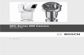 User Manual Search Engine - MIC Series 500 Camera · Object and liquid entry - With the exception of the base connector, the MIC 500 Series Camera can be exposed to non corrosive