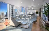 Factors That Must Influence The Buying Of Apartments