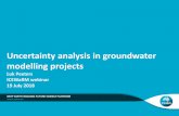 Uncertainty analysis in groundwater modelling projects · 2020. 9. 3. · Uncertainty quantification approaches 1. Scenario analysis with subjective probability •predefined perturbations