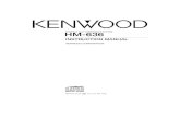 INSTRUCTION MANUALmanual.kenwood.com/files/B60-5377-00.pdf · 2010. 9. 17. · hm-636compact hi-fi component system instruction manual kenwood corporation b60-5377-00 00 ma (m, x,