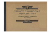 TRANSFER FUNDAMENTALS Mark Obert-Thorn · Cleaning the records ... sharp & compared to shellac disc @78.26 rpm Same as above from shellac disc pitched at A=438, 440, 442 and 444 Hz.