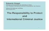 The Responsibility to Protect and International Criminal Justice · 2015. 7. 16. · development, security and human rights for all, March 2005 • General Assembly, 2005 World Summit
