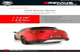 Product information 30/2017 ALFA Romeo Stelvio · 2017. 12. 15. · Car and engine specification ALFA Romeo Stelvio Q4 AWD, type 949, 2017=> 2.0l Turbo MultiAir 206 kW INFOBOX: •