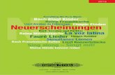 Everything We Do is Music Bach Klagt Kinder Reine Frauensache … · 2016. 6. 6. · und Javier Zentner ca. 200 Seiten Deutsche Ausgabe: ISMN 979-0-014-11928-7 EP 11424 | € 19,95