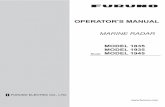 OPERATOR'S MANUAL - furunousa.com...OPERATOR'S MANUAL  MARINE RADAR Model MODEL 1835 MODEL 1935 MODEL 1945