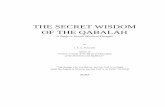 The Secret Wisdom of the Qabalah...J. F. C. FULLER Author of “YOGA: A Study of the Mystical Philosophy of the Brahmins and Buddhists” “The Beings who live Below, say that God