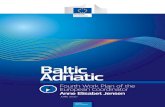 The Baltic-Adriatic Corridor Work Plan...since 2014 with the Rail Freight Corridor Baltic-Adriatic, that allows us looking at the development of the Corridor under the lenses of its