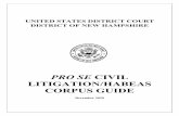 PRO SE CIVIL LITIGATION/HABEAS CORPUS GUIDE•How to use this Pro Se Guide • What court staff can and cannot help you with • Where you can find the laws and rules that apply to