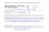 The Merry Wives FOR PREVIEW arranged by Steven Frackenpohl ... · arranged by Steven Frackenpohl FULL SCORE INSTRUMENTATION 1-Full Score 8-1st Violin 8-2nd Violin 3-3rd Violin (Viola