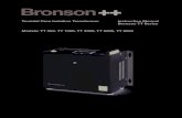 Manual Handbuch Bronson TT...Thank you for selecting this Bronson TT Toroidal Core Isolation Transformer. This transformer allows the creation of an AC circuit (secondary circuit of