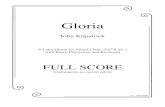 gloria full score - John Kilpatrick · FULL SCORE (instruments at concert pitch) rev. 14/07/2009 . John Kilpatrick, 135 Twentywell Lane, Sheffield S17 4QA music..@ ..k ilp.co.uk Gloria