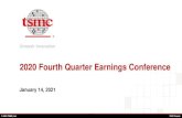 2020 Fourth Quarter Earnings Conference...Cash Flows * Free cash flow = Cash from operating activities –Capital expenditures * (In NT$ billions) 4Q20 3Q20 4Q19 Beginning Balance