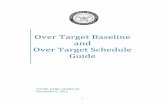Over Target Baseline and Over Target Schedule Guide · 2020. 2. 6. · 6 Figure 1.1 1.2.2.2 Over Target Schedule (O TS): Formal reprogramming may result in revised schedule activities/milestones