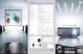 BenQ · 2009. 6. 9. · The BenQ High Brightness Projector MP727 Note-taking is made easy. Taking notes in the dark is not an easy thing to do. From now on, keep the lights on! Make