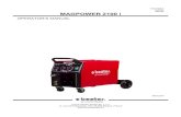 REV02 MAGPOWER 2100 i - Lincoln Electricassets.lincolnelectric.com/.../I-207-558-1rev02-ENG.pdf · 2020. 12. 10. · I-207-558-1 12/2020 REV02 MAGPOWER 2100 i OPERATOR’S MANUAL