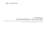 SERENA DIMENSIONS CM and RM - Micro Focus...Dimensions CM–Dimensions RM ALM Integration Guide 5 Welcome to Serena Dimensions Thank you for choosing Serena® Dimensions®, a product