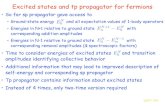 Excited states and tp propagator for fermionswimd/Q540-19-13.pdfQMPT 540 Excited states and tp propagator for fermions • So far sp propagator gave access to – Ground-state energy