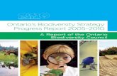 Ontario’s Biodiversity Strategy Progress Report 2005–2010sobr.ca/_biosite/wp-content/uploads/OBS_2005-2010... · 2015. 5. 18. · Ontario’s Biodiversity Strategy Progress Report