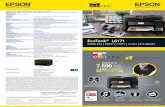 7.500 PAGES EcoTank® L6171 WIRELESS | PRINT | COPY | SCAN | ETHERNET Technical speci˜cations for Epson L6171 EPSON, ECOTANK and Expression are registered trademarks, EPSON Exceed