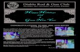 Diablo Rod & Gun Club · Diablo Rod & Gun Club December 2013 Newsletter and Events Schedule Happy Holidays and a Great New Year The 2013 AAFTA U.S. National Championships were held