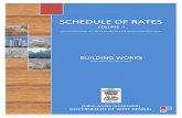 SCHEDULE OF RATES - WBXPress · 2021. 1. 16. · SCHEDULE OF RATES VOLUME -I [Incorporation of GST Act, 2017 & All addenda & Corrigenda of SOR, 01.12.2015] BUILDING WORKS [With effect