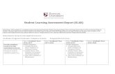 Student Learning Assessment Report (SLAR) · 2020. 4. 1. · Student Learning Assessment Report (SLAR) Instructions: This template is a running document of each annual Academic Program