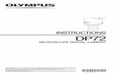 INSTRUCTIONS - Olympus · 2011. 4. 11. · 3. Olympus guarantees the quality of this product in the factory shipment condition. Olympus will not assume any liabilities for the operation