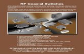 RF Coaxial Switches - EMPOS...RF Switches Index by Configuration Please add connector type to the end of part number to complete model number (Example: 50S-348 SMA). Solid-state -