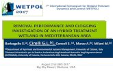 REMOVAL PERFORMANCE AND CLOGGING INVESTIGATION OF …wems.dk/wp-content/uploads/2018/01/Cirelli-Removal... · 2018. 1. 6. · Layout of Hybrid CW plant (implemented in June 2014 )