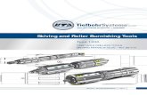 Skiving and Roller Burnishing Tools - BTA-Tiefbohrsysteme ......Skiving Tools Type 1232 with Roller Burnishing Tool Type 1224 and Threaded Adapter Type 0740 Cutter Magazine for Type