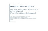 The University of Texas at San Antonio Digital Measuresworkload reports are in compliance with UT Systems Regents’ Rules and Regulations, Rule 31006 – Academic Workload Requirements.