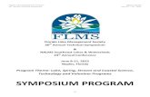 SYMPOSIUM PROGRAM - FLMSFlorida Lake Management Society’s Naples, Florida 26th Annual Technical Symposium June 8th – 11th, 2015 3 Celebrating Lake, Stream, Groundwater and Coastal