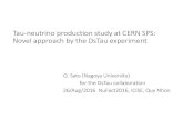 Tau-neutrino production study at CERN SPS: Novel approach ...vietnam.in2p3.fr/2016/nufact/transparencies/Parallel9/WG2_Sato.pdf · The DONuT experiment (Fermilab E872) 9 ... (578