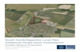 South Cambridgeshire Local Plan Additional Single Issue ......2013. 1.2. This additional consultation focuses on a single issue – a proposal for football stadium at Sawston. 1.3.