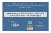 Supporting Spain’s national emission projections with the ...Inventory THE SEP PROJECT. Supporting Spain’s national emission projections with the EmiPro tool 22 14th International