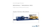 High-pressure Ring-section PumpType Series Booklet Multitec / Multitec-RO · 2018. 11. 4. · Multitec/Multitec-RO 4. Main applications 4. Fluids handled 4. Operating data 4. Designation