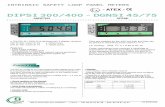 300/400 DGNSI 45/75 - ARDETEM SFERE · 2017. 5. 24. · DIPSI 300/400-DGNSI 45/75 ARDETEM SFERE - ATEX - Functions The DIP SI / DGN SI is a fully programmable digital panel meter.