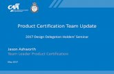 Product Certification Team Update - aviation.govt.nz · •Requirement called up from FAR 2X.15YY • ^Approved information. (1) Except as provided in paragraph … of this section,