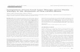 Comparison of Low-Level Laser Therapy versus Ozone Therapy in the Treatment of Oral ... · 2018. 8. 26. · min, followed 30 min later by a mouth rinse with 30 drops of nystatin solution