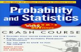 Schaum's Easy Outline : Probability and Statistics Easy... · 2020. 1. 17. · SCHAUM’S Easy OUTLINES PROBABILITY AND STATISTICS BASED ONSCHAUM’S Outline of Probability and Statistics