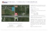 FOR SALE – 7 ACRES ON S. ZARZAMORA ST....Zarzamora St. and Jennifer Drive. Flat topography and zoned C-2NA and C-3NA allowing for a multitude of commercial uses. In close proximity