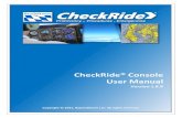 CheckRide® Console User Manual · 2020. 8. 3. · If no license is detected, the CheckRide® Console reverts to a Trial License with the same functionality as the Professional License.