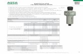 651/ PARTICULATE 652 FILTER/REGULATOR · 8 651 A P B P 2 F A00 G N How to Order Particulate Filter/Regulator. Information subject to change without notice. For ordering information