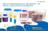 Microbiological Quality of Non-sterile Products...6 Microbiological Quality of Non-sterile Products Ordering Information Medium / Substance Catalogue No. Format / Packaging Package