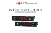 ATR 121-141 - TME · Versions AD / ADT: 12..24Vdc / 30mA Versions A-B-C: 8Vdc / 20 mA. 12 - ATR121/141 - User manual Serial input 11 7 6-+ Shield/Schermo RS485 RS485 Modbus RT u communication