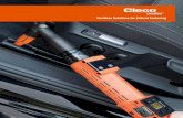 Cordless Solutions for Critical FasteningGeneral: All tools must be used with an approved Cleco/DGD tightening controller or suitable PC software. Battery weights: 26 V Li-Ion 1.1