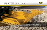Your Guide to Better Blading - John Deere US...Grading Grading Grading Ditching/Mud Ditching/Mud 2nd or 3rd 2nd–4th 1st or 2nd 2nd or 3rd 2nd or 3rd Cut bank Build crown Finish grade
