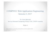 COMP9321 Web Application Engineeringcs9321/17s2/lectures/lec04/Lec-04.pdf · 2017. 8. 10. · XML Applications COMP9321, 17s2, Week 4 17 RSS :ReallySimpleSyndication With RSS it is