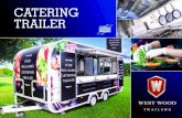 CATERING TRAILER - West Wood Ifor Williams TrailersBIAB L Tri-Axle 195/60R12C 3500kg 1560kg 5.22m 2.18m 6.73m 2.33m Drop floor and worktops showing dimensions of internal features.