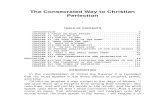 The Consecrated Way to Christian Perfection - The... · 2019. 9. 8. · the consecrated way to christian perfection 1 table of contents introduction 3..... chapter i "such an high
